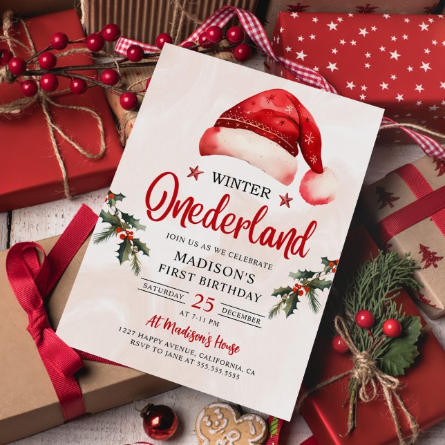 Invitación Navidades de invierno de Onederland (Subido por el creador)