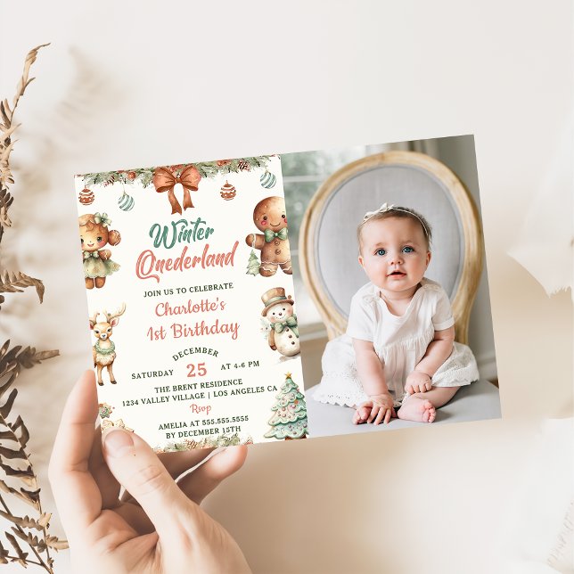 Invitación Navidades de invierno de Onederland cocina foto de (Subido por el creador)