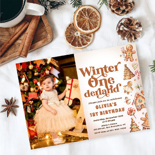 Invitación Navidades de invierno de Onederland Fotografía de 