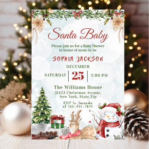 Invitación Navidades de invierno de vacaciones para niños de