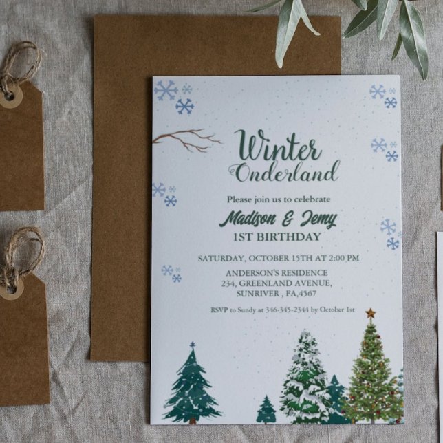 Invitación Navidades de invierno en tierra firme Fiesta de cu (Subido por el creador)