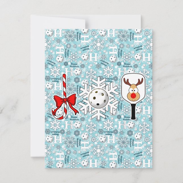 Invitación Navidades de la Alegría del Baloncesto Fiesta Snow (Anverso)