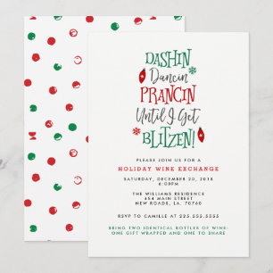 Invitación Navidades de la Bolsa de Vinos de Dashin Dancin Pr