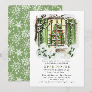 Invitación Navidades de la casa de campo festividades BRUNCH