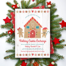 Navidades de la casa Gingerbread Cookie Exchange R
