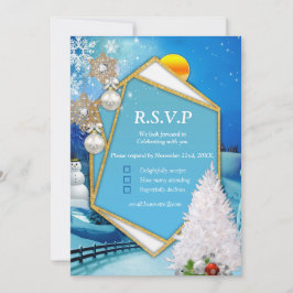 Invitación Navidades de la colección de invierno