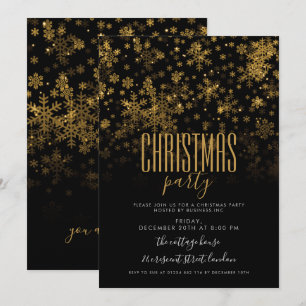 Invitación Navidades de la compañía Fiesta de Oro Negro