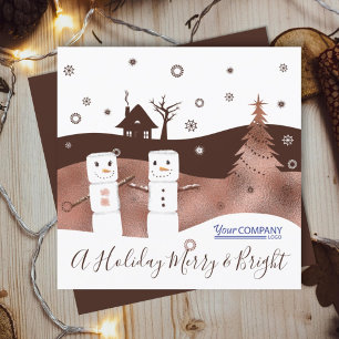 Invitación Navidades de la Compañía Marshmallow Chocolate Bro