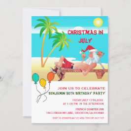 Invitación Navidades De La Fiesta De Cumpleaños De Summer Bea