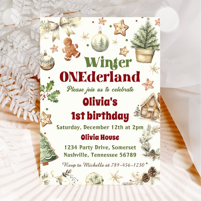 Invitación Navidades de la primera cocina de cumpleaños de On (Subido por el creador)