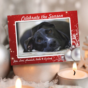 Invitación Navidades de las Estrellas Rojas de Twinkling