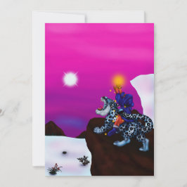 Invitación Navidades de Light of Hope fantasean pintando arte