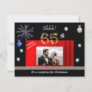 Invitación Navidades de oro sorprenden 65° aniversario de Bod