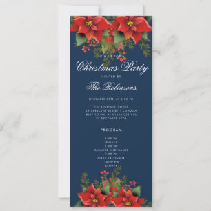 Invitación Navidades de Poinsettia invitan a la marina de pro