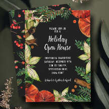 Navidades de Poinsettia y Naranjas