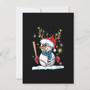 Invitación Navidades de renos de bola de nieve iluminan Fu