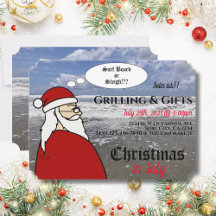 Navidades de Santa fiesta de julio