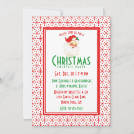 Invitación navidades de Santa Fiesta de los años 1950