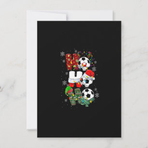 Invitación Navidades de Santa Hat Ho Ho Ho son divertidos ren