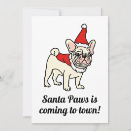 Invitación Navidades de Santa Paws
