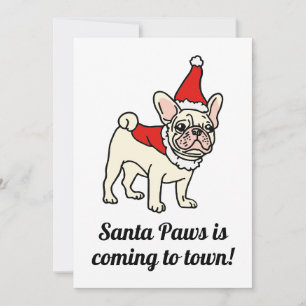 Invitación Navidades de Santa Paws