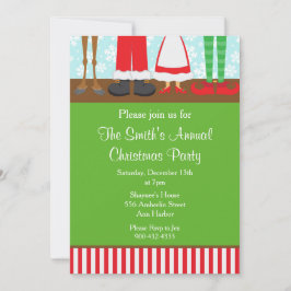 Invitación Navidades de Santa Reindeer