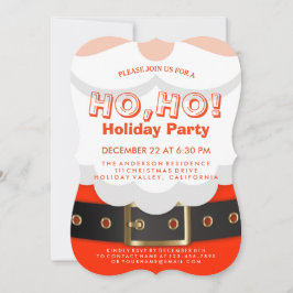 Invitación Navidades de Santa Suit Ho, Ho, invitan a fiestas 