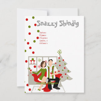 Invitación Navidades de Snazzy Shindig