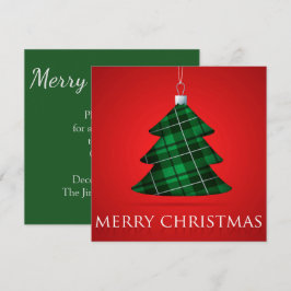 Invitación Navidades de Tartán
