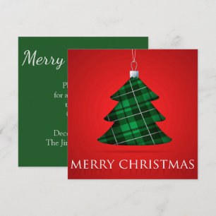 Invitación Navidades de Tartán