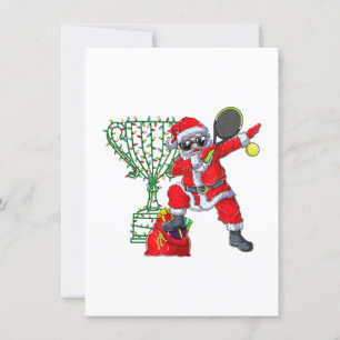 Invitación navidades de tenis en santa bailarinas regalo de N