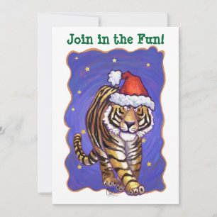 Invitación Navidades de tigres