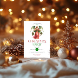 Invitación Navidades de tipografía de Angel Fiesta