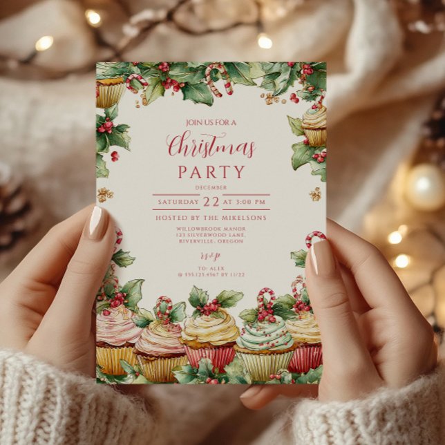 Invitación Navidades de tratamientos dulces y caprichosos (Subido por el creador)