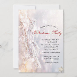 Invitación Navidades de Winter Wonderland Branches Company