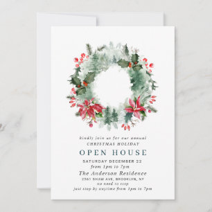 Invitación Navidades de Wreath paisajistas HOLIDAY OPEN HOUSE