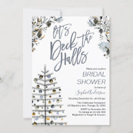 Invitación Navidades Deck the Halls Bridal Shower