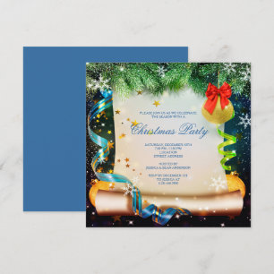 Invitación Navidades decorativos Navidades de desplazamiento