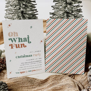 Invitación Navidades del Boho invitan a fiesta de Navidad ret