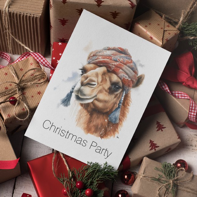 Invitación Navidades del desierto: Alegría, personalizado (Subido por el creador)