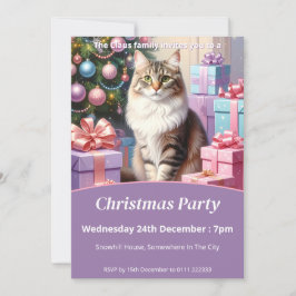 Invitación Navidades del gato