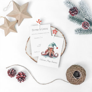 Invitación Navidades del Octopus Alegría, personalizado