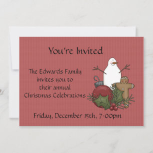 Invitación Navidades del país invitan a la celebración