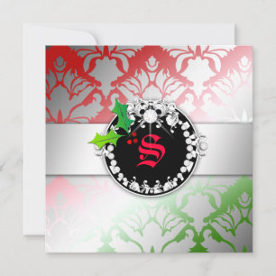 Invitación Navidades del simulador de Damasco invitan al rojo