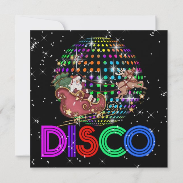 INVITACIÓN NAVIDADES DISCO FIESTA - SRF (Anverso)