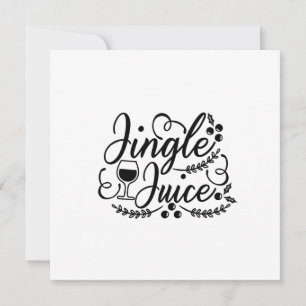 Invitación Navidades divertidos de jugo jingle Beer