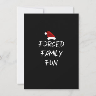 Invitación Navidades divertidos de la festividad familiar for