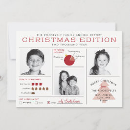 Invitación Navidades divertidos de noticias de vacaciones