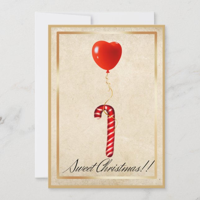 Invitación Navidades dulces (Anverso)