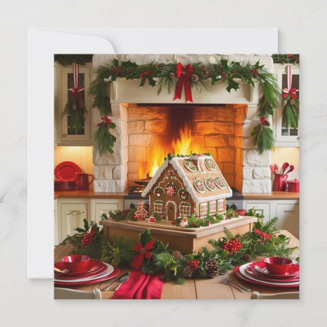 Invitación Navidades Elegancia (Anverso)